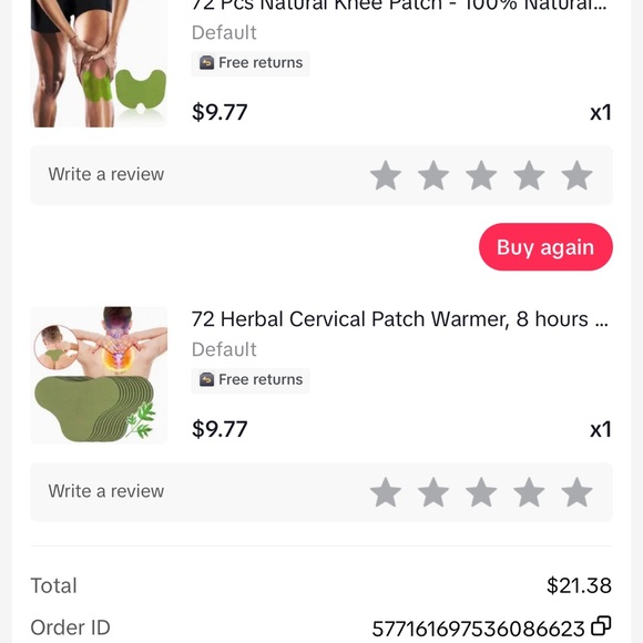 Herbal pain relief patches - Picture 2 of 5